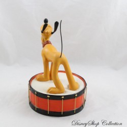 Figure WDCC dog Pluto DISNEY Mickey Mouse Club Keep the Beat ceramic drum 18 cm
