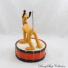 Figura WDCC perro Pluto DISNEY Mickey Mouse Club Keep the Beat tambor de cerámica 18 cm