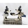 Statuette résine Mickey et Minnie DISNEY TRADITIONS Showcase Jim Shore Real Sweetheart 4009260 coeur 20 cm (R13)