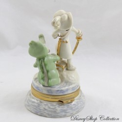 Figura Capitán Garfio DISNEY LENOX Peter Pan caja del tesoro Capitán Garfio y joyero Croc