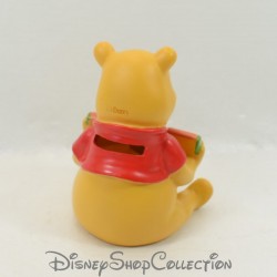 Winnie the Pooh piggy bank DISNEY with watermelon sitting in resin 11 cm