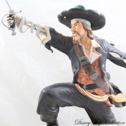 Figure WDCC Captain Barbossa DISNEY Pirates of the Caribbean Black-hearted Brigand statuette numbered 38 cm (R13)