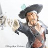 Figure WDCC Captain Barbossa DISNEY Pirates of the Caribbean Black-hearted Brigand statuette numbered 38 cm (R13)