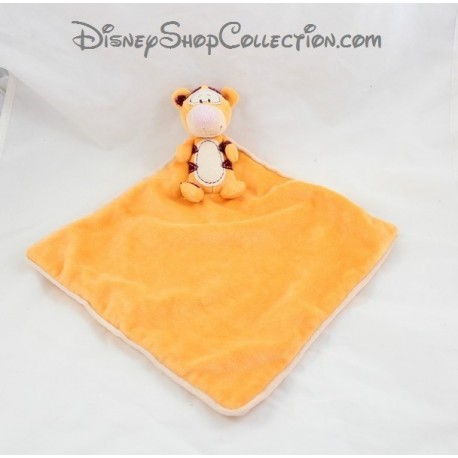 Flat Doudou Tigger DISNEY NICOTOY naranja 3D 40 cm