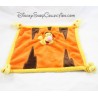 Doudou plat Tigrou DISNEYLAND PARIS Winnie l'Ourson orange papillon Disney 27 cm