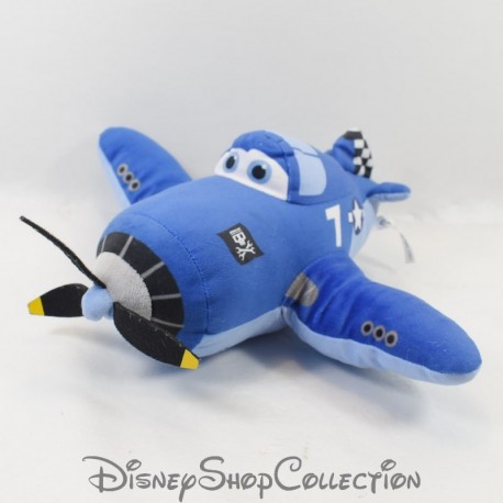 Plush Skipper Riley plane DISNEY Nicotoy Planes blue 29 cm