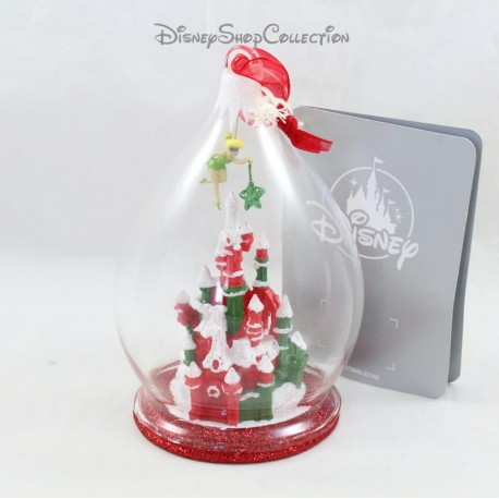 Glass Christmas Ball DISNEYLAND PARIS Fairy Bell