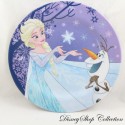 Plastic plate Elsa and Olaf DISNEY Gabbiano The Snow Queen purple 24 cm