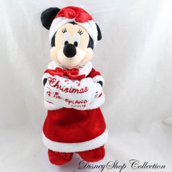 Plush Minnie DISNEYLAND RESORT PARIS Christmas Christmas red dress Disney 27 cm
