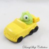 Figure Bob Razowski DISNEY MCDONALD'S Mcdo Monsters & Co. yellow car 10 cm