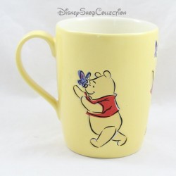 Mug in relief Winnie the Pooh DISNEY STORE butterfly