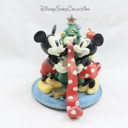 Figura de resina Mickey y Minnie DISNEY Noel