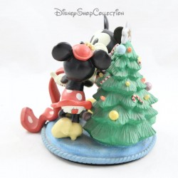 Figura de resina Mickey y Minnie DISNEY Noel