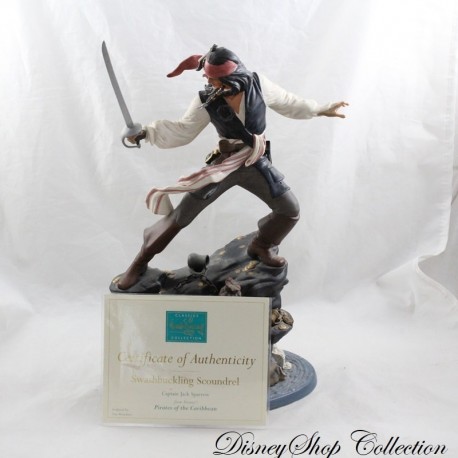 Statuette WDCC Jack Sparrow DISNEY Pirates des Caraïbes Swashbuckling Scoundrel 31 cm (R13)