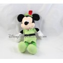 Peluche Mickey DISNEYLAND PARIS déguisé en Peter Pan 25 cm