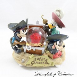 Globo de nieve Mickey Donald y Goofy DISNEYLAND PARÍS Piratas del Caribe Disney Piratas del Caribe12 cm