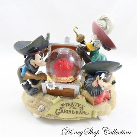 Snow globe Mickey Donald and Goofy DISNEYLAND PARIS Pirates of the Caribbean Disney Pirates of the Caribbean12 cm