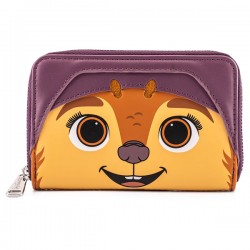 Wallet Tuk Tuk DISNEY Loungefly Raya purple brown 16 cm
