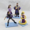 Rapunzel DISNEY STORE figure lotto di 3 figurine playset e bullo