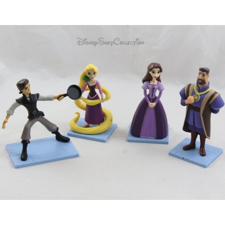 Rapunzel DISNEY STORE figure lotto di 3 figurine playset e bullo