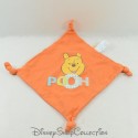 Flat blanket Winnie the Pooh DISNEY CARREFOUR orange square Pooh 20 cm