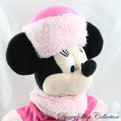 Plush Minnie DISNEYLAND PARIS fur coat pink winter 30 cm