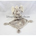 Doudou mouchoir Dumbo DISNEY NICOTOY étoiles éléphant gris beige noeud 37 cm