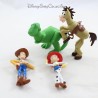 Set di 4 personaggi di Toy Story DISNEY PIXAR Woody Rex Jessie Pil Poil Poil