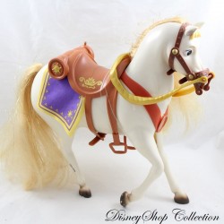 Muñeca de caballo de juguete Maximus DISNEY Rapunzel figura dorada blanca plástico 25 cm