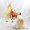 Muñeca de caballo de juguete Maximus DISNEY Rapunzel figura dorada blanca plástico 25 cm