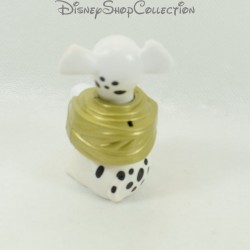 Figura cachorro de juguete MCDONALD'S Mcdo Los 101 Dálmatas Disney Cinta Dorada 7 cm