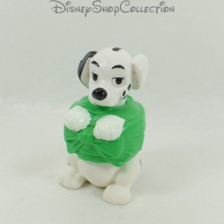 Figure toy puppy MCDONALD'S Mcdo The 101 Dalmatians Disney Green Ribbon 7 cm