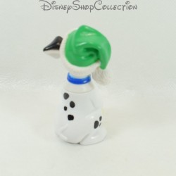 Figura cucciolo giocattolo MCDONALD'S Mcdo I 101 dalmati Cappello di Natale verde Disney 8 cm