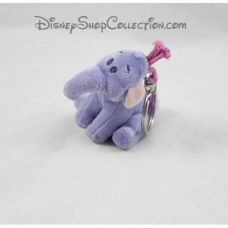 Porte clés peluche éléphant Lumpy DISNEY violet 8 cm