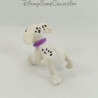 Figura cachorro de juguete MCDONALD'S Mcdo Los 101 dálmatas articulados collar morado Disney 6 cm