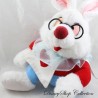 Plush the white rabbit EURO DISNEY Alice in Wonderland vintage black glasses 29 cm