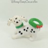 Figurine jouet chiot MCDONALD'S Mcdo Les 101 Dalmatiens couronne Noël Disney 5 cm