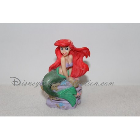 Figurine Ariel BULLYLAND La petite Sirène Disney assise sur rocher 9 cm