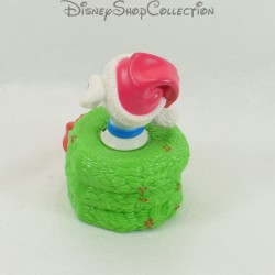Figura cachorro de juguete MCDONALD'S Mcdo Los 101 dálmatas gorra roja abeto verde Disney 8 cm