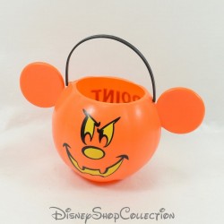 Candy bucket Mickey DISNEY PARKS pumpkin Halloween Point me to the candy 10 cm