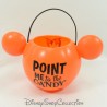 Cubo de caramelos Mickey DISNEY PARKS calabaza Halloween Dirígeme al caramelo 10 cm