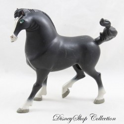 Figura Khan caballo DISNEY Mulan semental blanco y negro pvc 17 cm