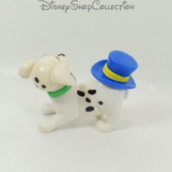 Figura cachorro de juguete MCDONALD'S Mcdo Los 101 dálmatas sombrero de copa Disney 8 cm