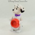 Figura cachorro de juguete MCDONALD'S Mcdo Los 101 Dálmatas Cuenco rojo Disney 7 cm