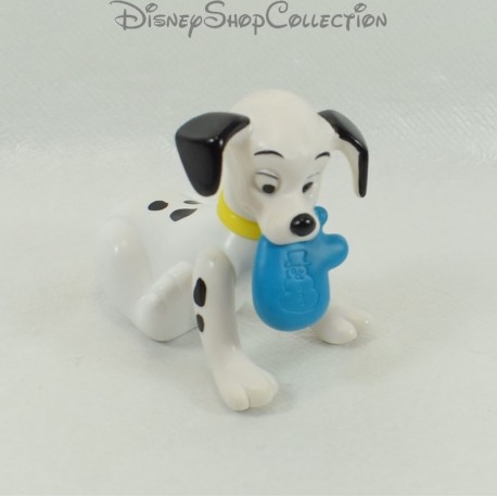 Figura cachorro de juguete MCDONALD'S Mcdo Los 101 Dálmatas Mufla Navidad Disney 6 cm