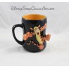 Mug en relief Tigrou DISNEY STORE tasse noir orange en céramique 