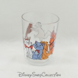 Verre vintage Les Aristochats DISNEY moutarde Duchesse Marie Berlioz Toulouse O'Malley