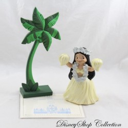 Figurine WDCC It's a Small World after all DISNEY Maeva Welcome Tahiti avec palmier résine (R13)