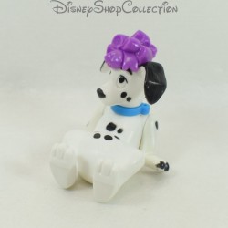 Figura cachorro de juguete MCDONALD'S Mcdo Los 101 dálmatas nudo Regalo púrpura Disney 7 cm