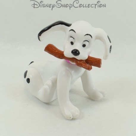 Figura cachorro de juguete MCDONALD'S Mcdo Los 101 dálmatas rama de madera Disney 7 cm